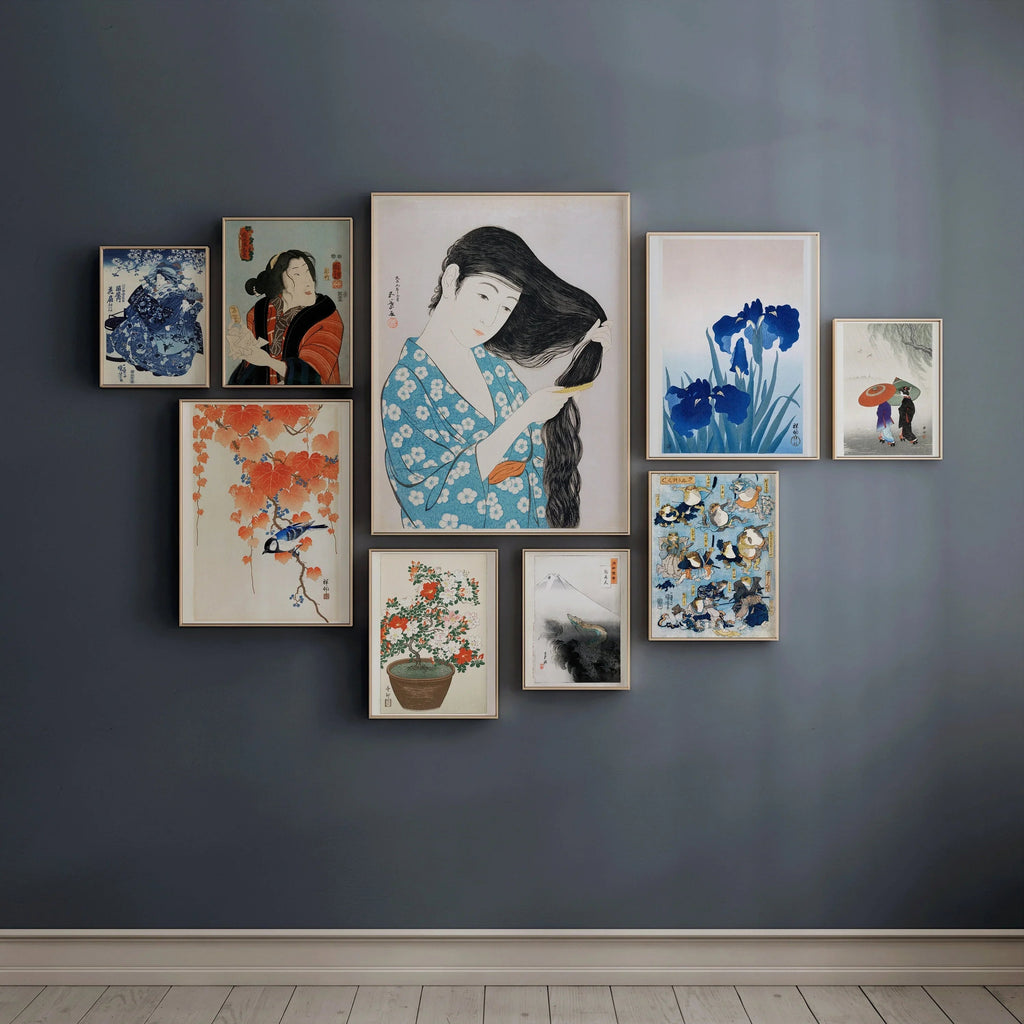 Estampes d’art japonaises : vintage Utagawa Kuniyoshi, Ohara Koson, Goyo Hashiguchi