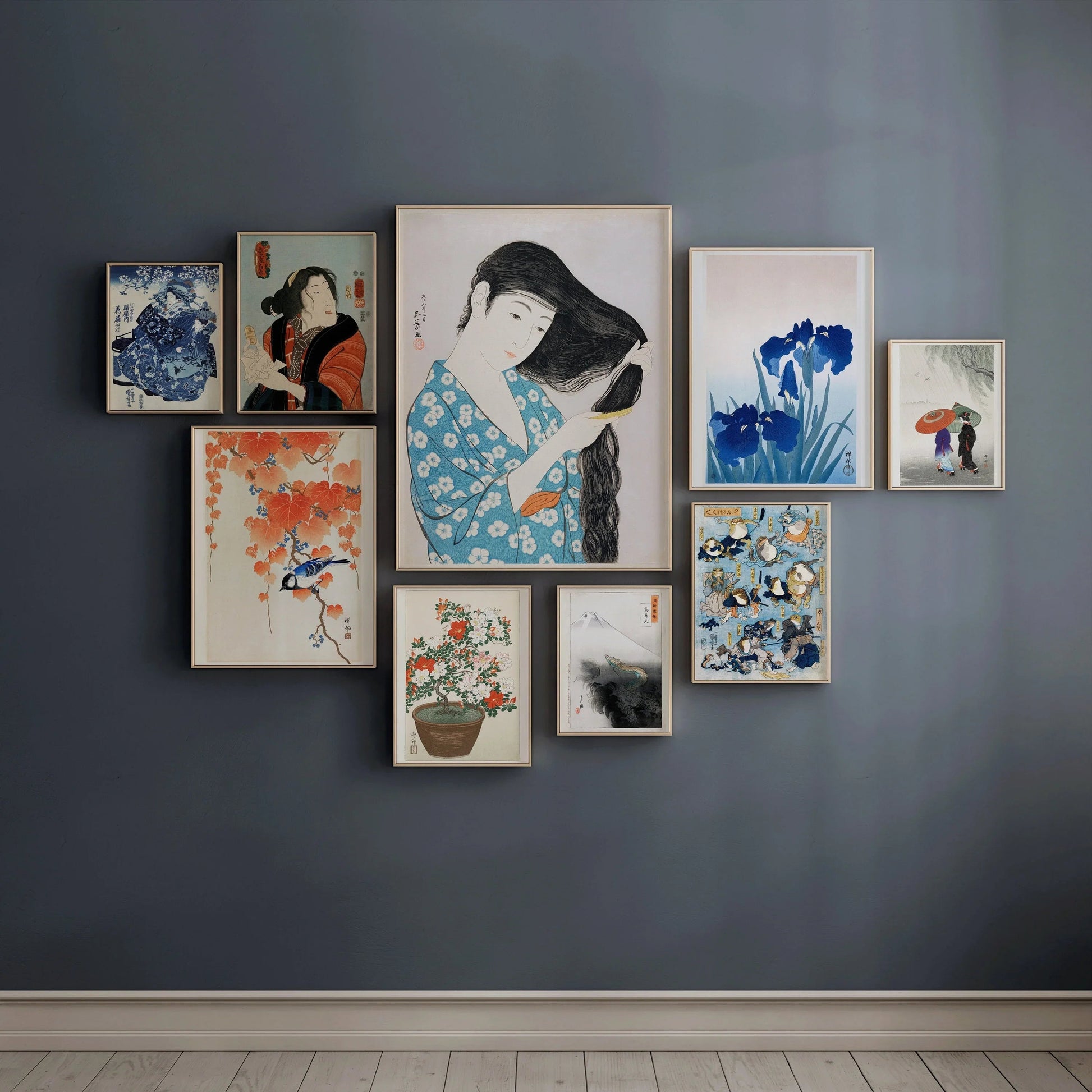 Estampes d’art japonaises : vintage Utagawa Kuniyoshi, Ohara Koson, Goyo Hashiguchi