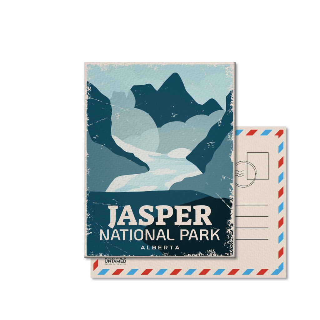 Carte postale du parc national Jasper du Canada