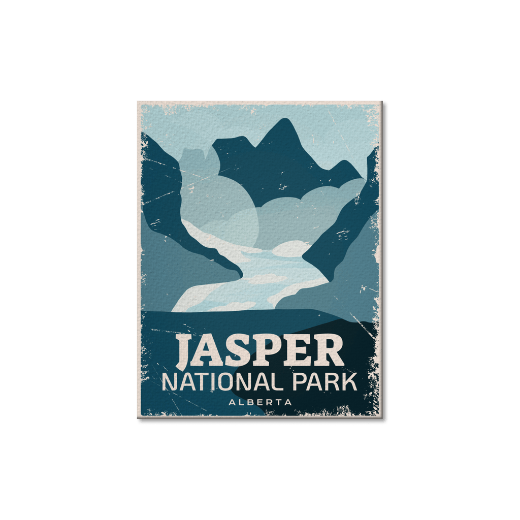 Carte postale du parc national Jasper du Canada