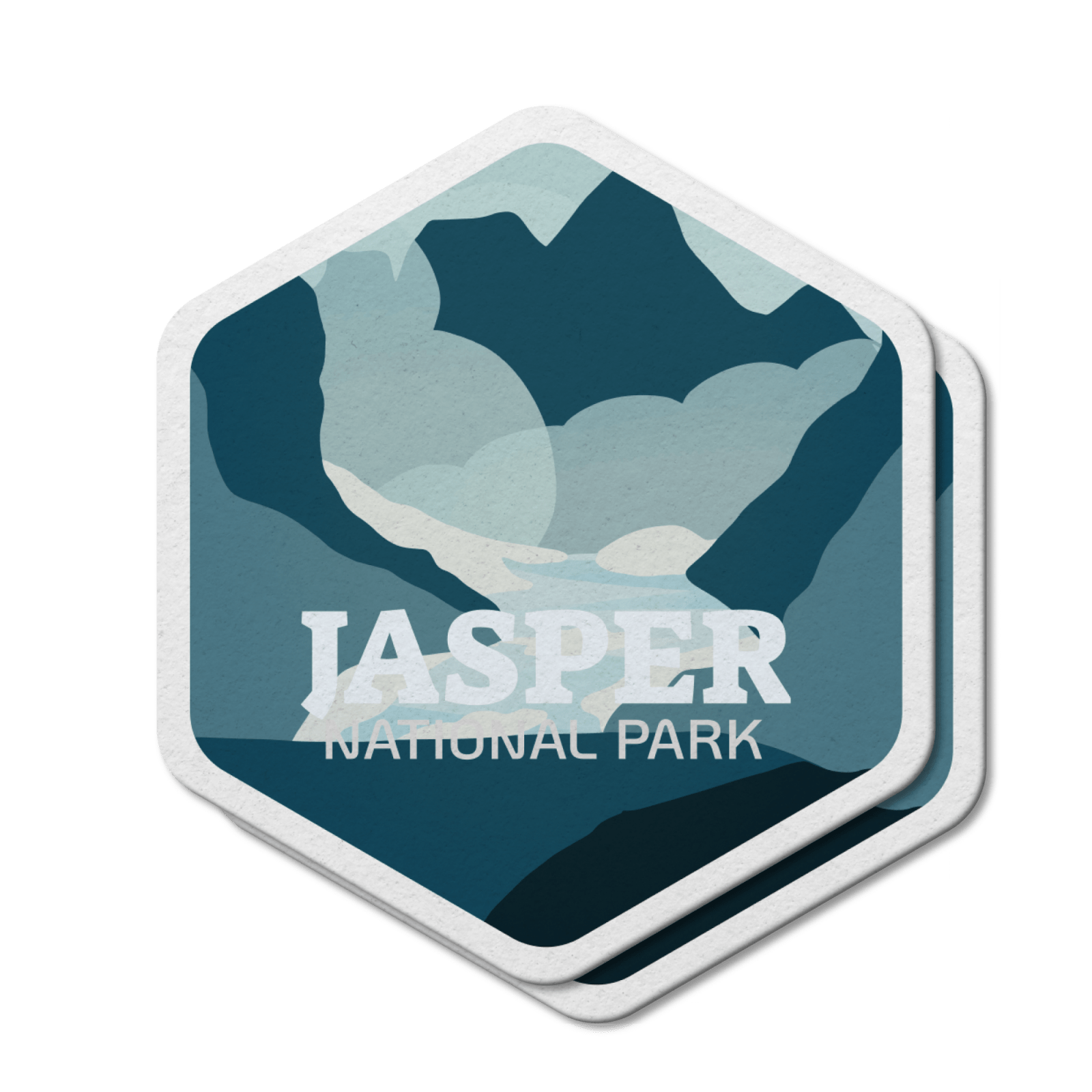 Autocollant en vinyle imperméable du parc national Jasper du Canada 