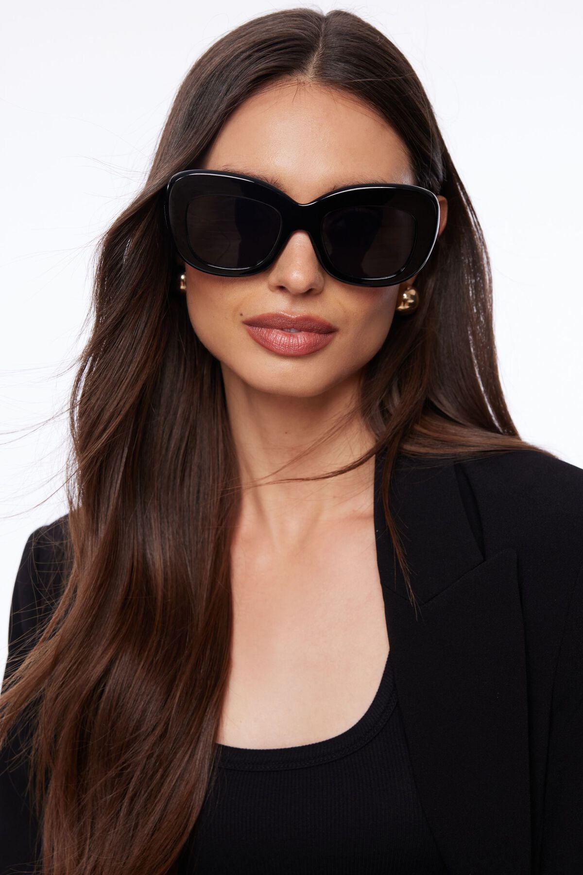 Exaggerated Cat-Eye Sunglasses