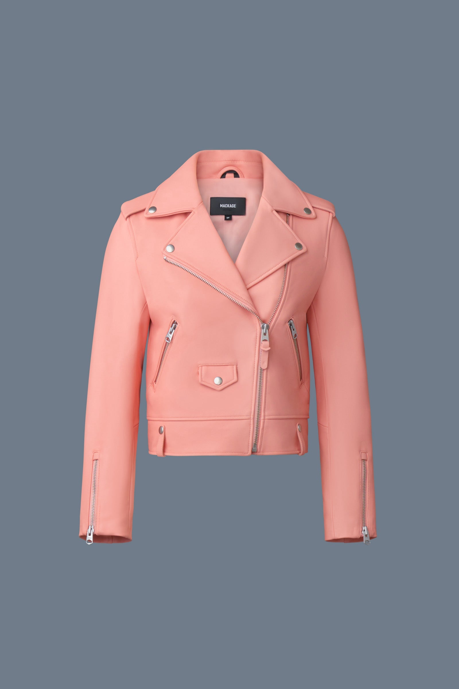 Veste de motard en cuir BAYA (R)