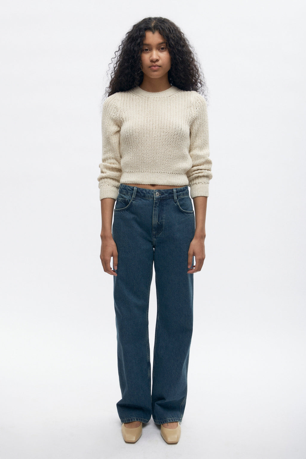 T-shirt à manches longues en tricot Orman pour femme