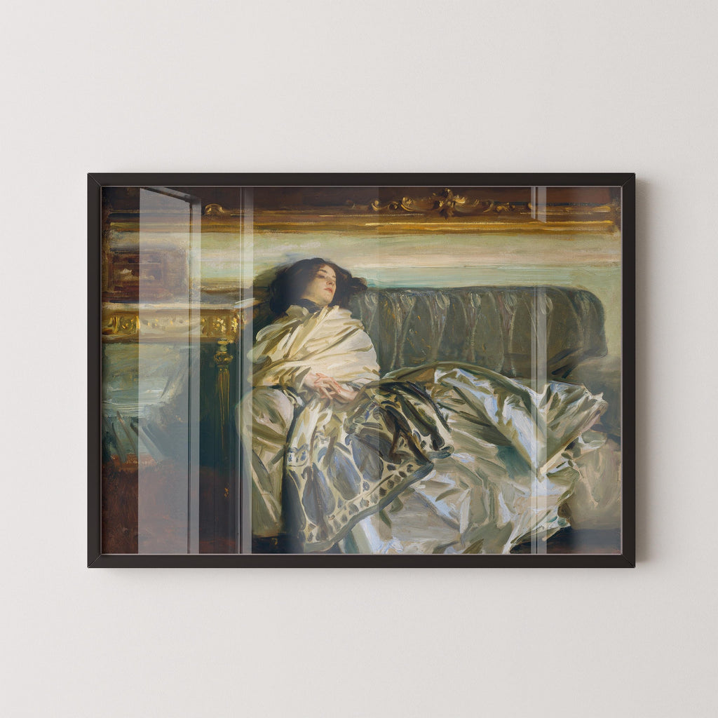 John Singer Sargent - NONCHALOIR | Œuvre d'art célèbre (disponible encadrée ou non encadrée)