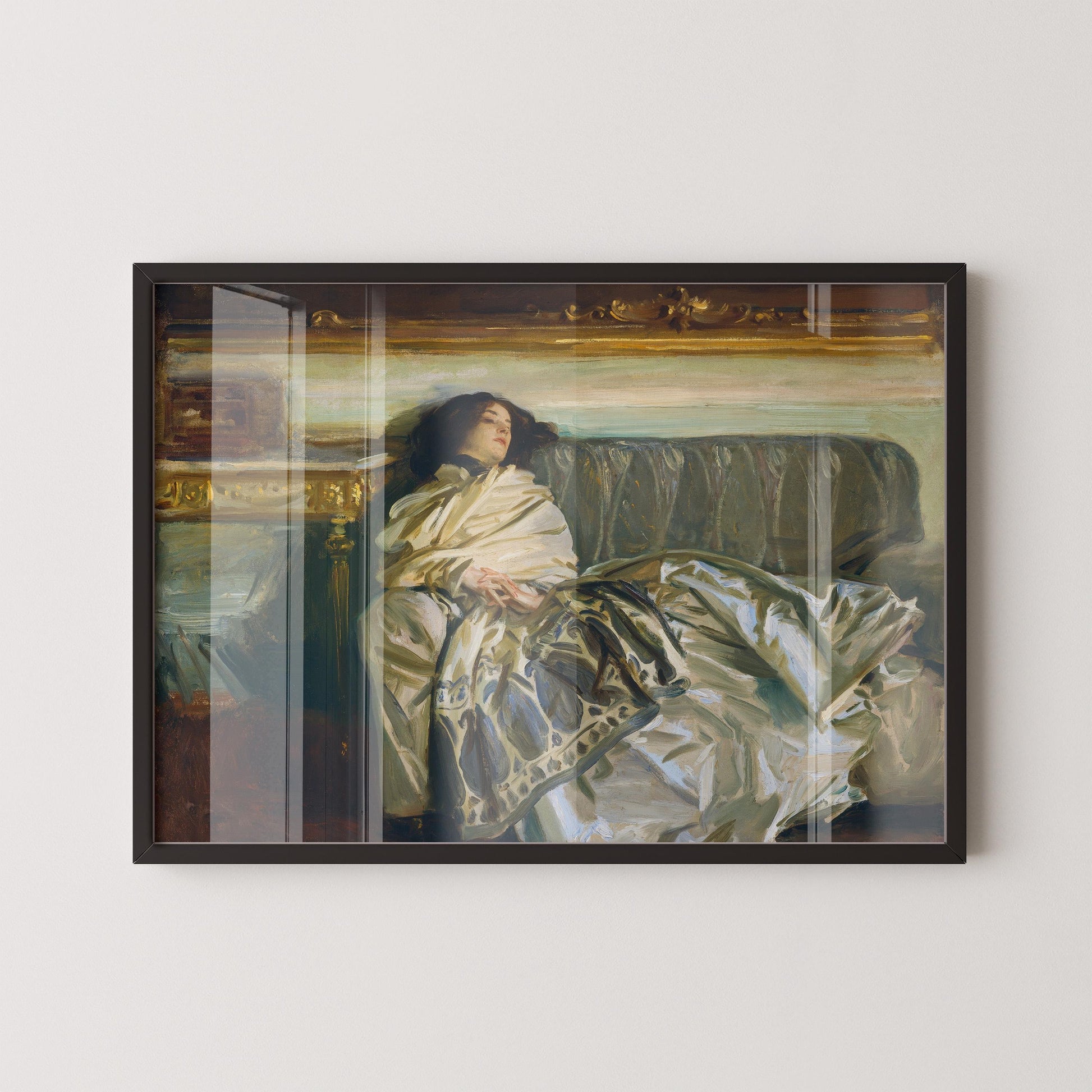 John Singer Sargent - NONCHALOIR | Œuvre d'art célèbre (disponible encadrée ou non encadrée)