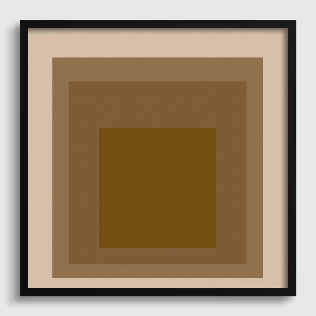 Josef Albers 'Going Dutch' Giclee Print: Mid-Century Modern Art 'Homage to the Square'