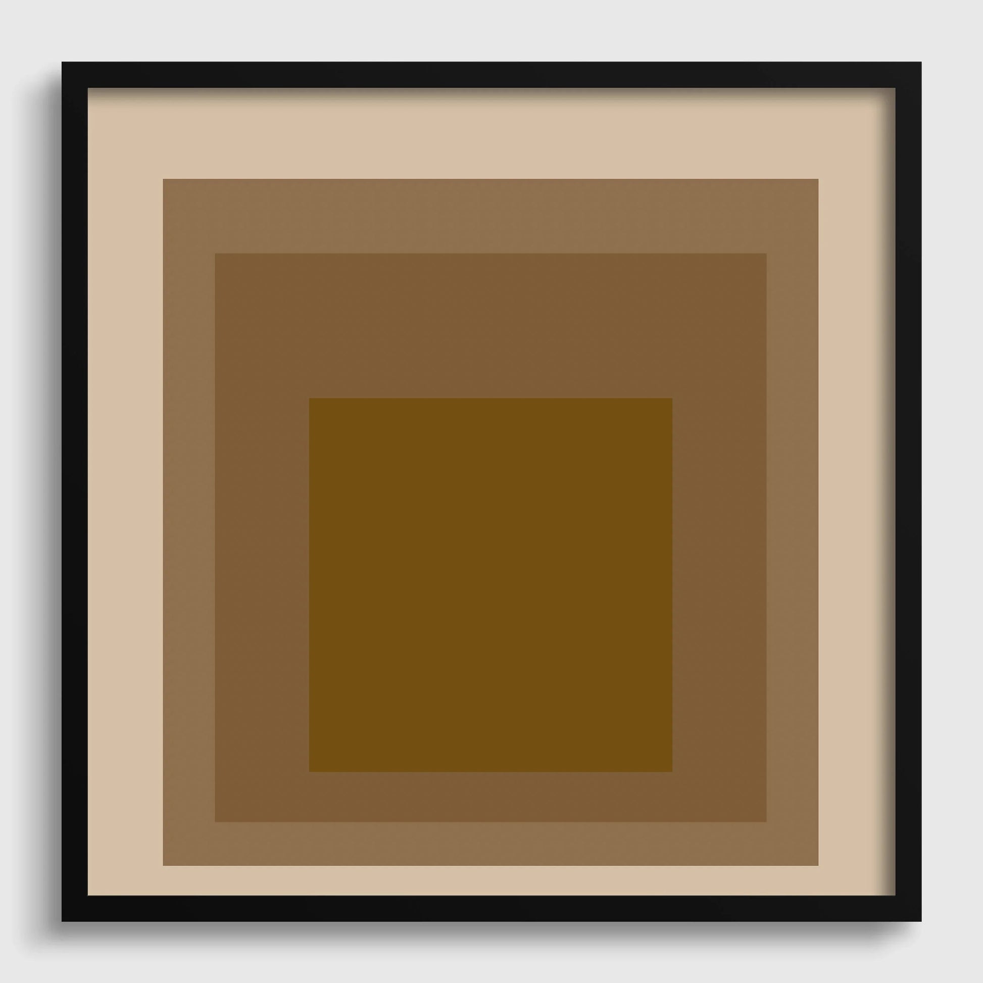 Josef Albers 'Going Dutch' Giclee Print: Mid-Century Modern Art 'Homage to the Square'