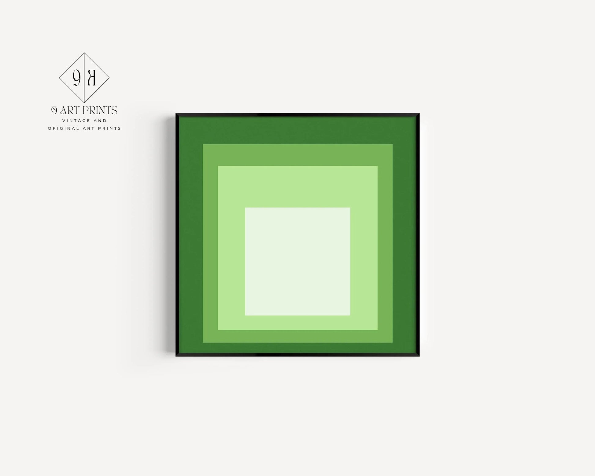 Estampe giclée « Hommage au carré » inspirée par Josef Albers : Art moderne du milieu du XXe siècle