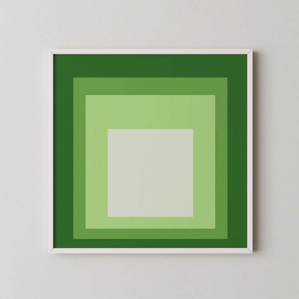 Estampe giclée « Hommage au carré » inspirée par Josef Albers : Art moderne du milieu du XXe siècle