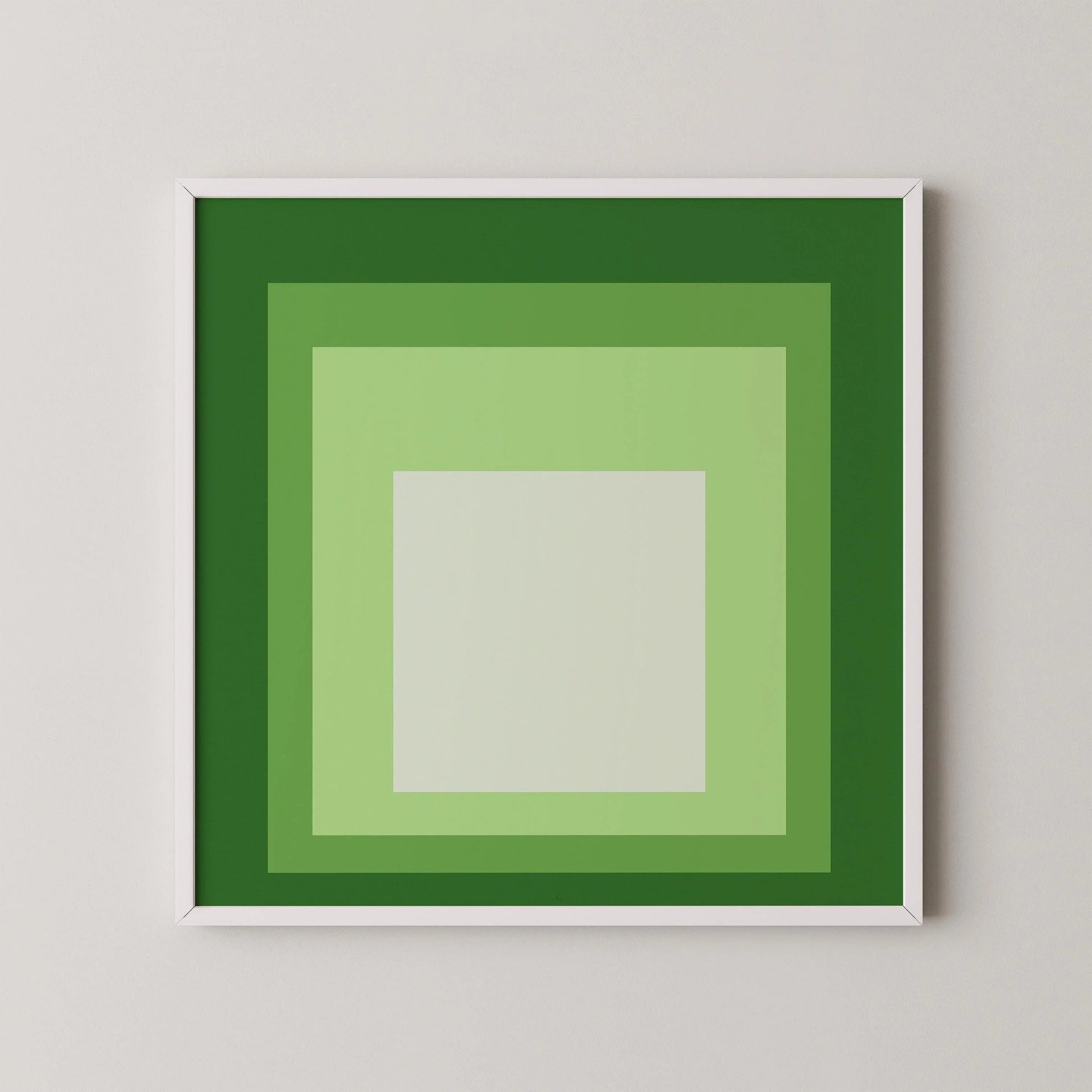 Estampe giclée « Hommage au carré » inspirée par Josef Albers : Art moderne du milieu du XXe siècle