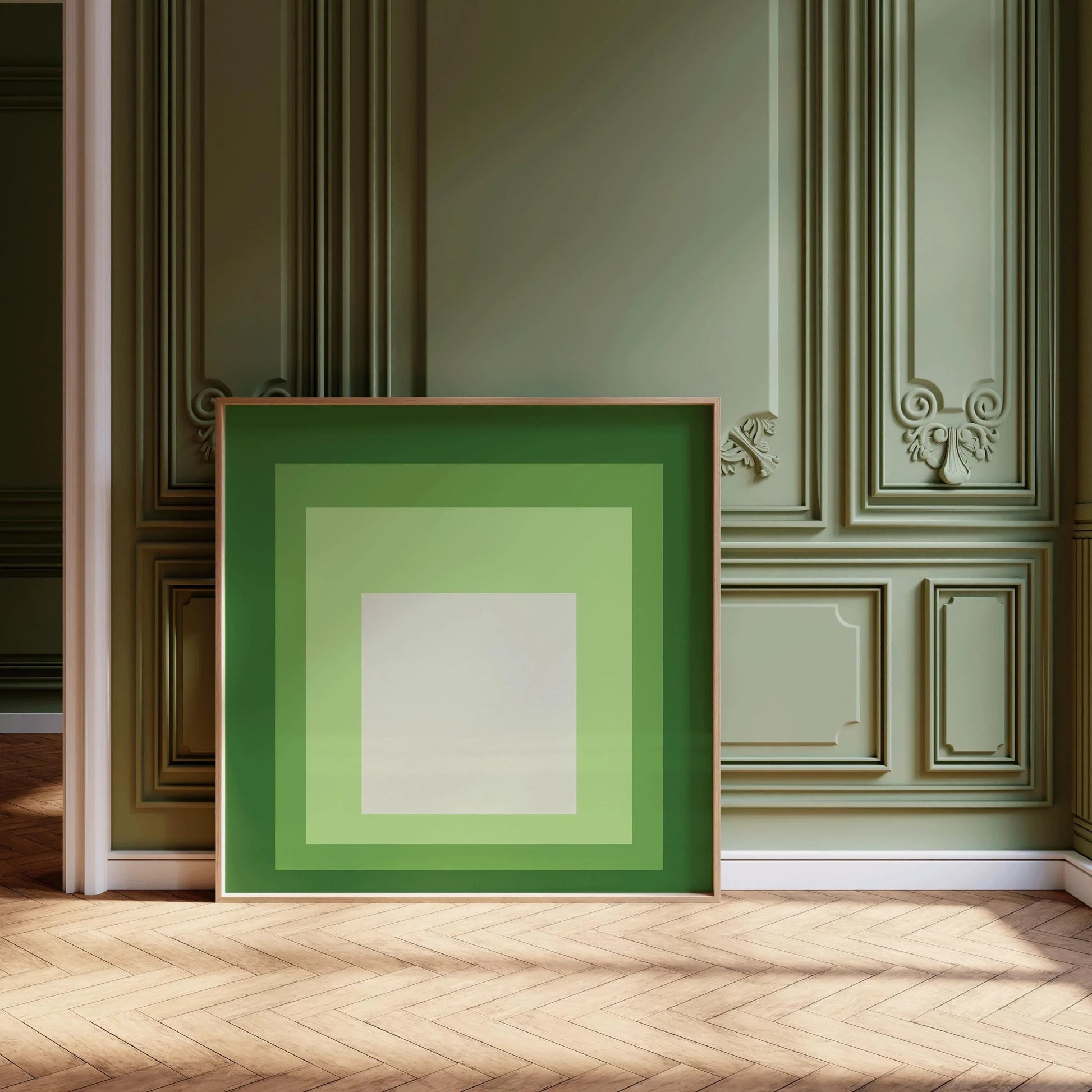 Estampe giclée « Hommage au carré » inspirée par Josef Albers : Art moderne du milieu du XXe siècle