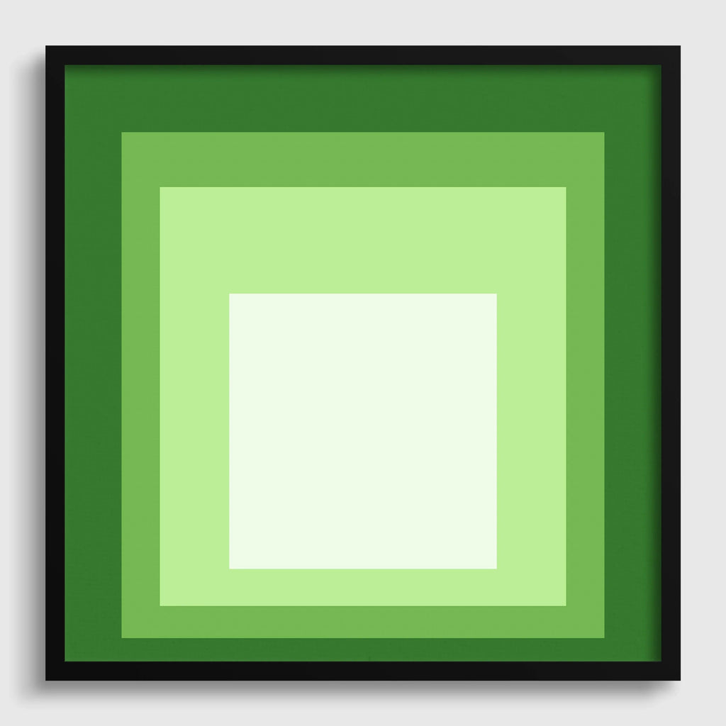Estampe giclée « Hommage au carré » inspirée par Josef Albers : Art moderne du milieu du XXe siècle