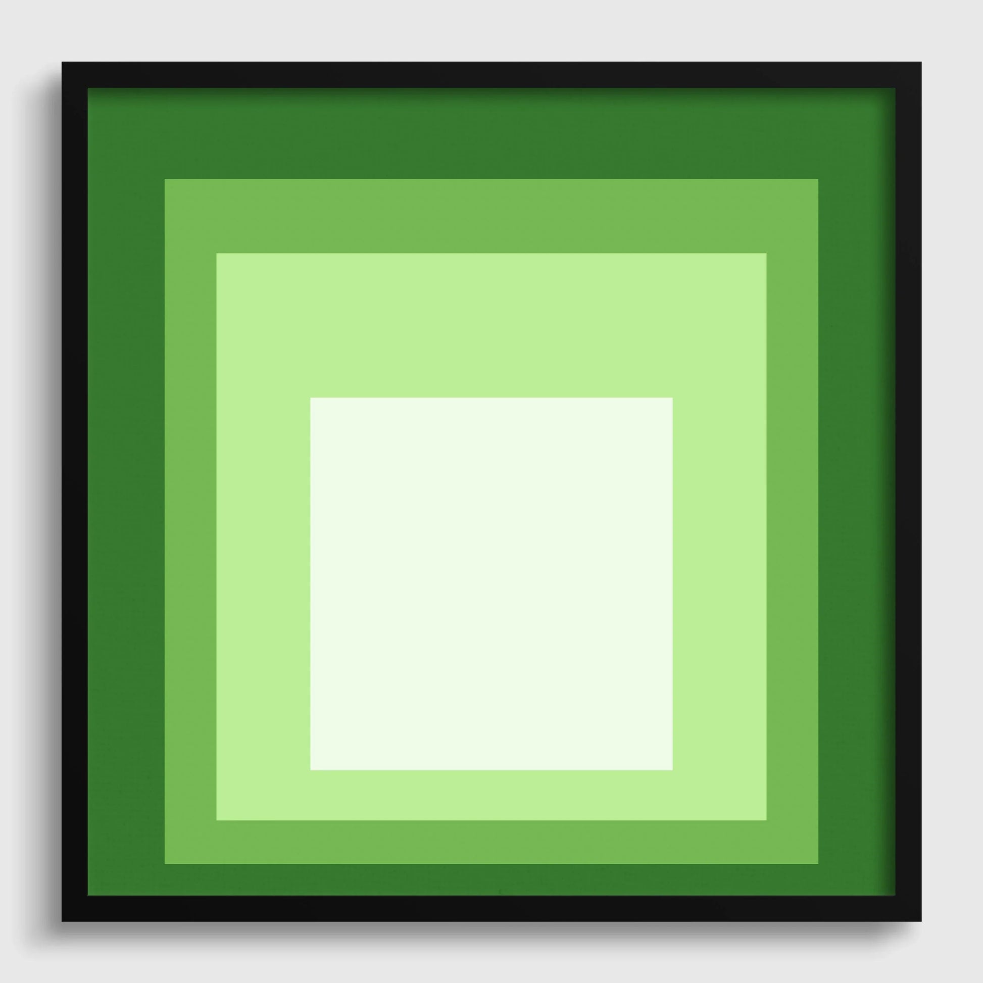 Estampe giclée « Hommage au carré » inspirée par Josef Albers : Art moderne du milieu du XXe siècle