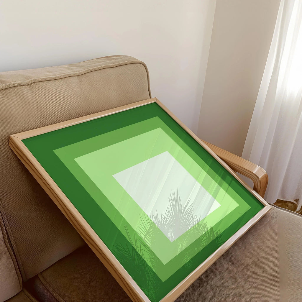 Estampe giclée « Hommage au carré » inspirée par Josef Albers : Art moderne du milieu du XXe siècle