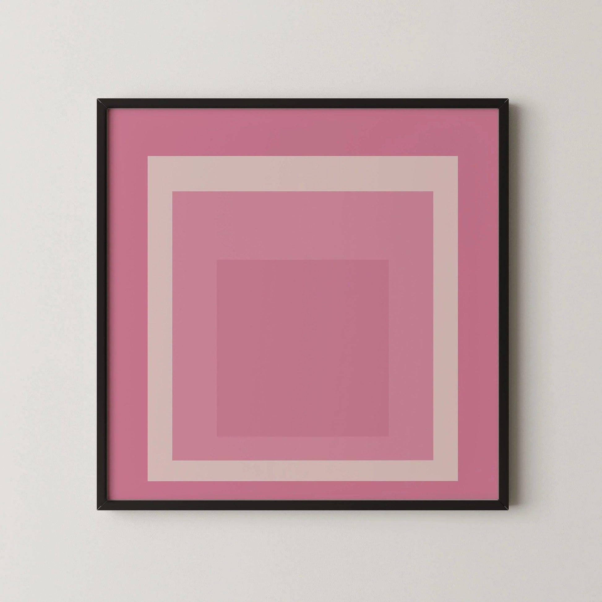Inspiré par Josef Albers - Margot - « Hommage au carré », estampe giclée : Art moderne du milieu du XXe siècle