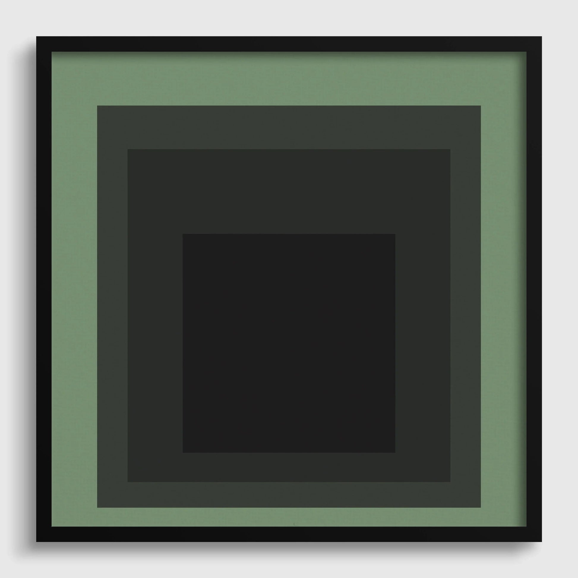 Reproduction giclée « Sommeil » inspirée de Josef Albers : art moderne du milieu du XXe siècle, option d’encadrement à la main