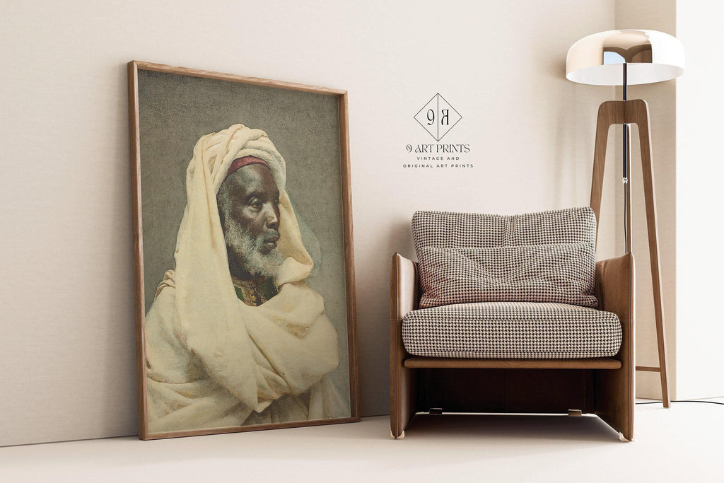 Josep Tapir√≥ Bar√≥ - Moorish Elder | Famous Orientalist Art (available handframed or unframed)