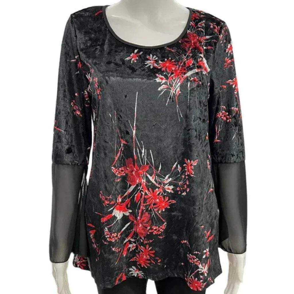 Julia Divina Velvet Top