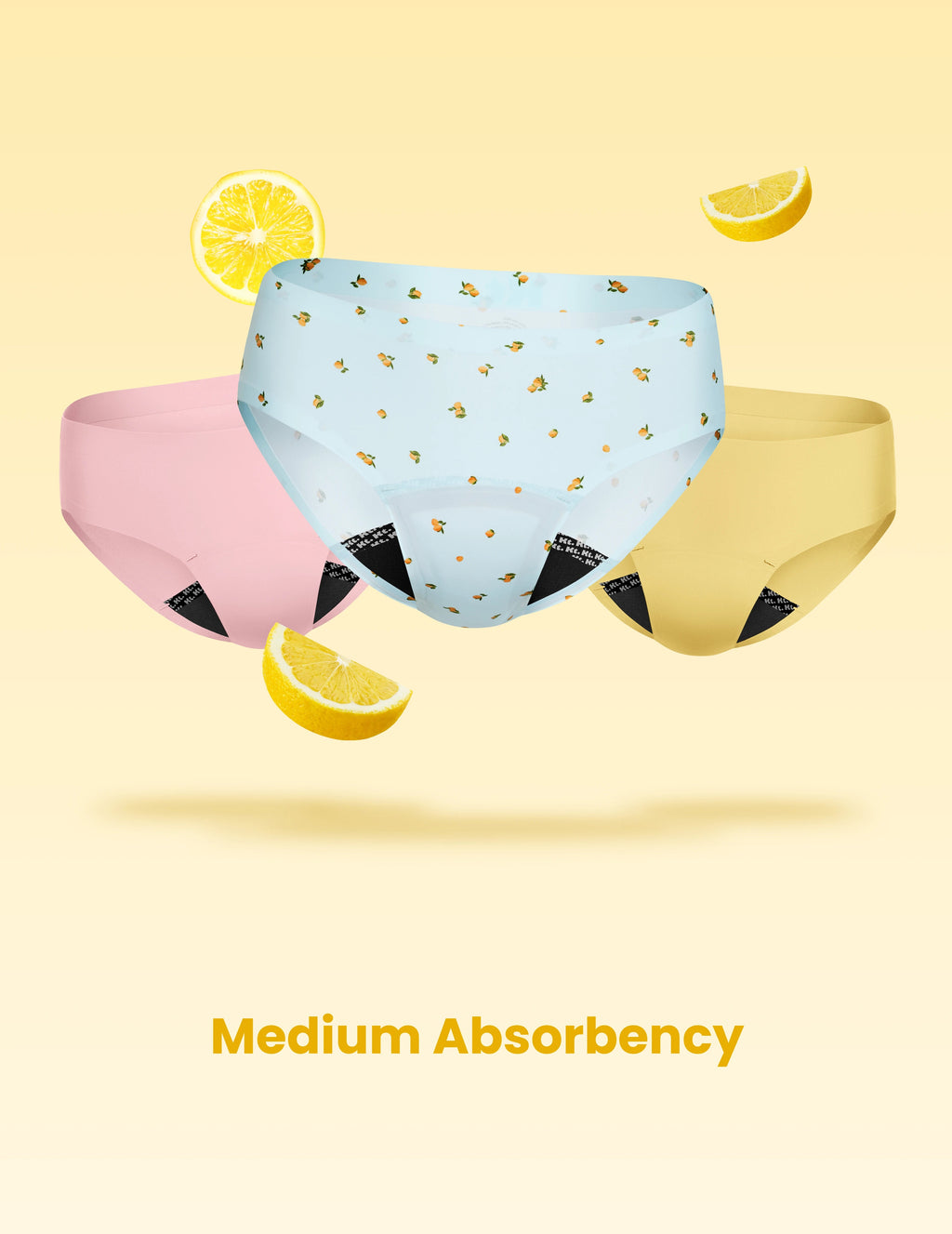 Teen Leakproof UltraThin No-Show Bikini 3-Pack