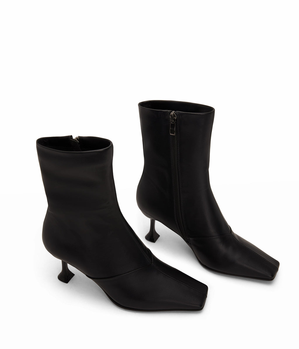 AMOUR Women's Vegan High Heel Boots