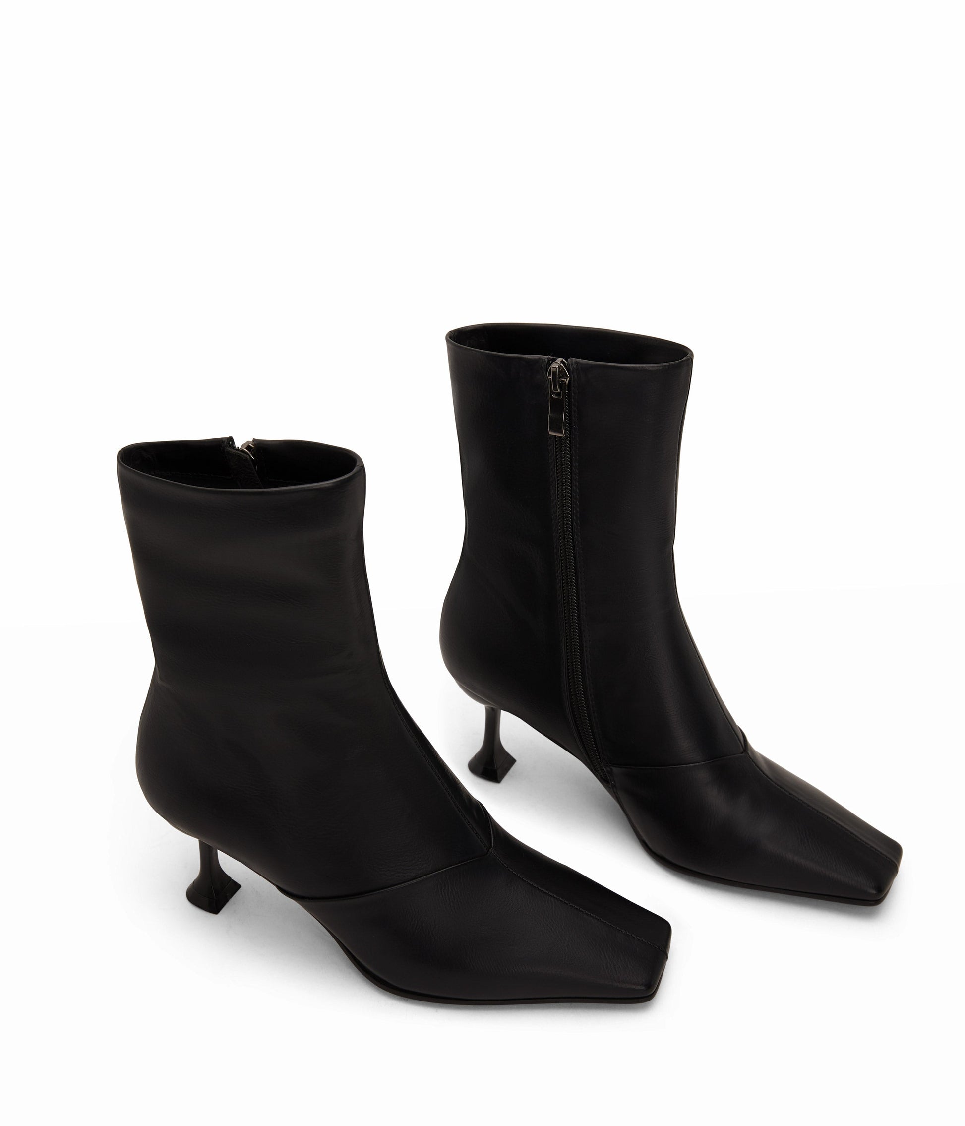 AMOUR Women's Vegan High Heel Boots