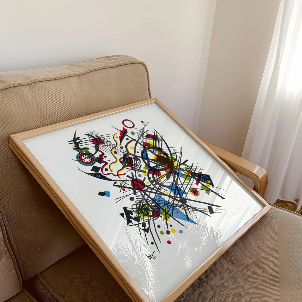 Reproduction giclée de Kandinsky inspirée du Bauhaus : Art moderne du milieu du XXe siècle (Disponible encadrée)
