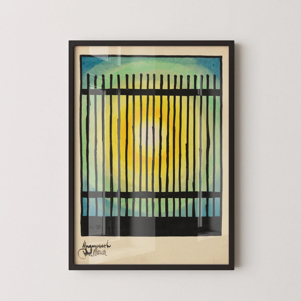 Karl Wiener - Gegenwart (The Present) | Modern Abstract Art (available handframed or unframed)