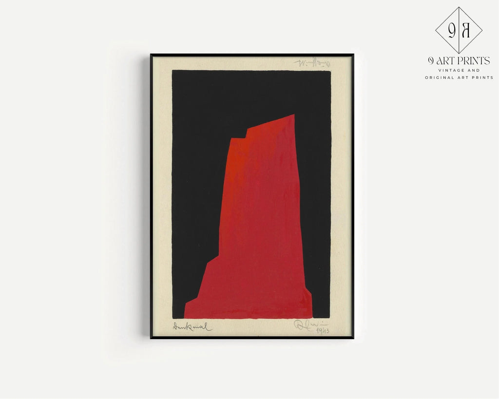 Karl Wiener - Monument | Modern Abstract Art (available handframed or unframed)