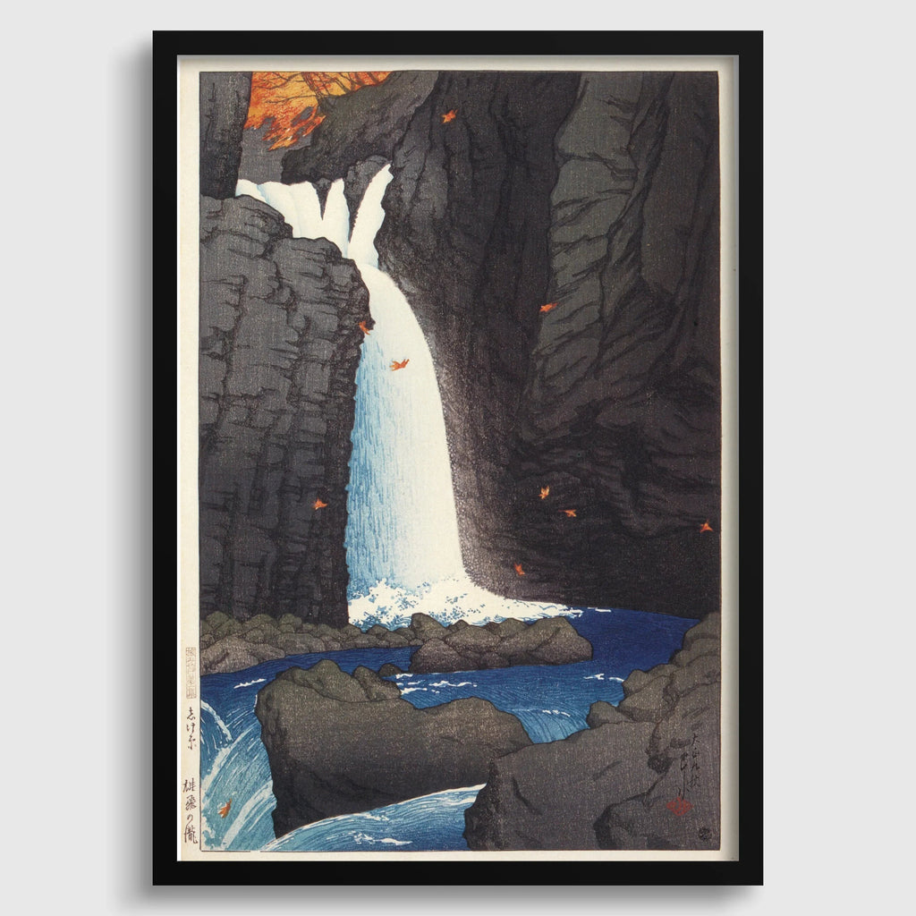 Kawase Hasui - Chutes de Shihohara - Estampe giclée : Art estampe japonaise ancienne sur bois