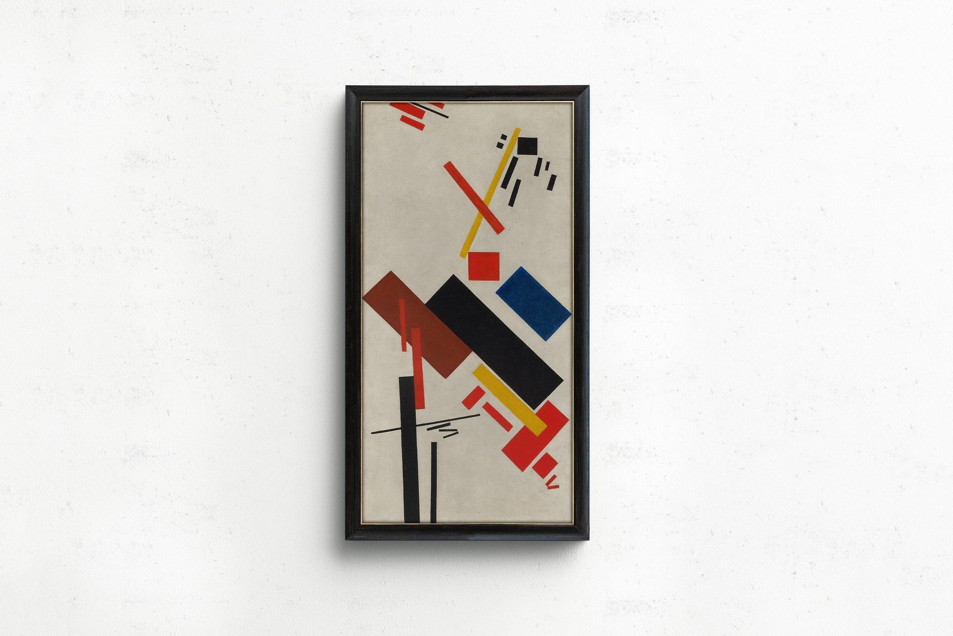 Estampe de Kazimir Malevitch : Art abstrait moderne du milieu du XXe siècle, impression giclée