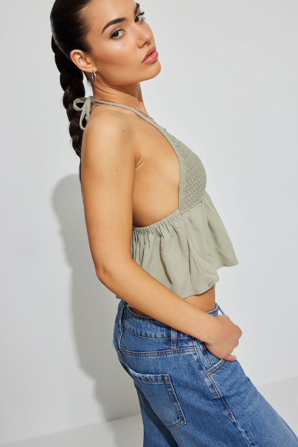 Haut licou au crochet