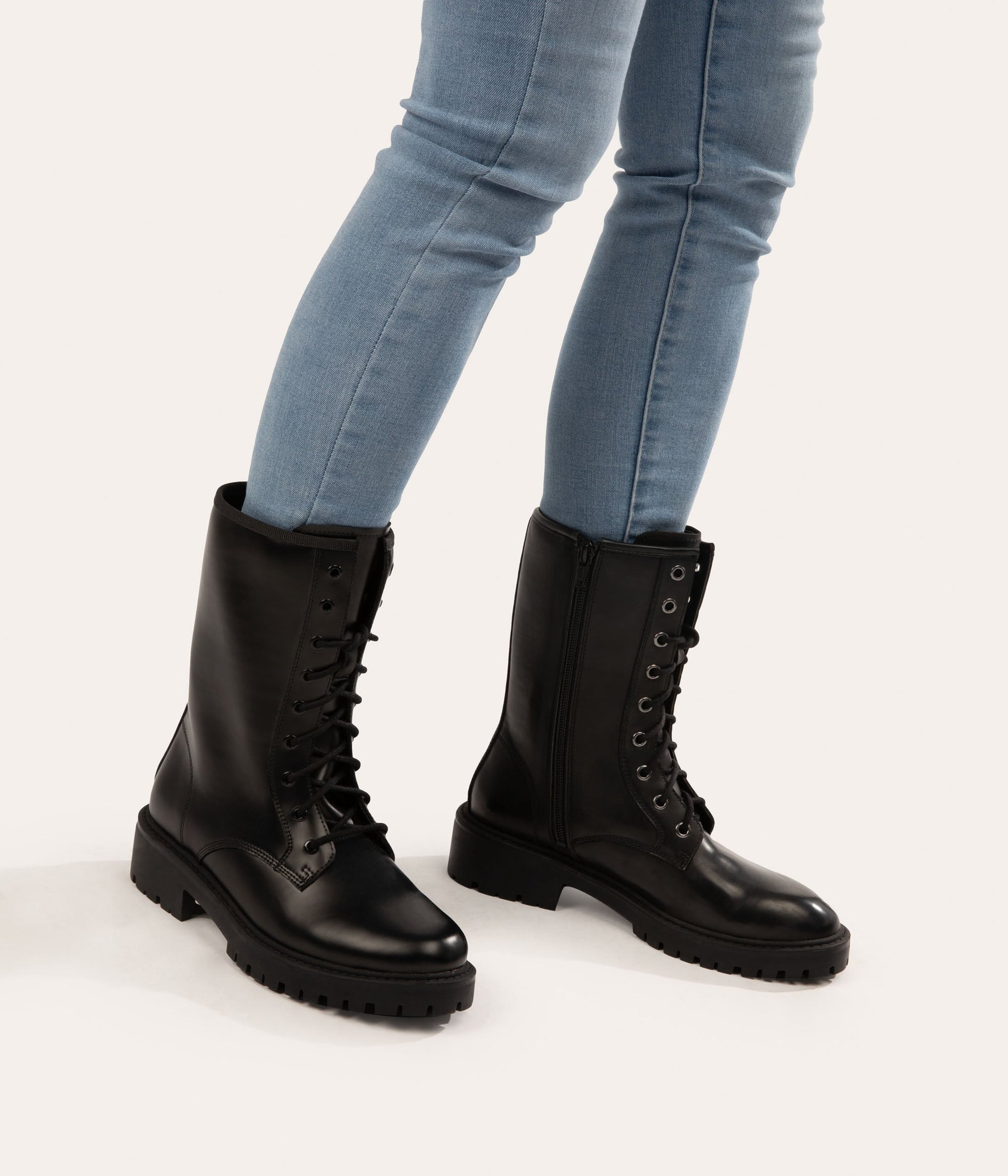 Bottes de combat végétaliennes pour femmes REM