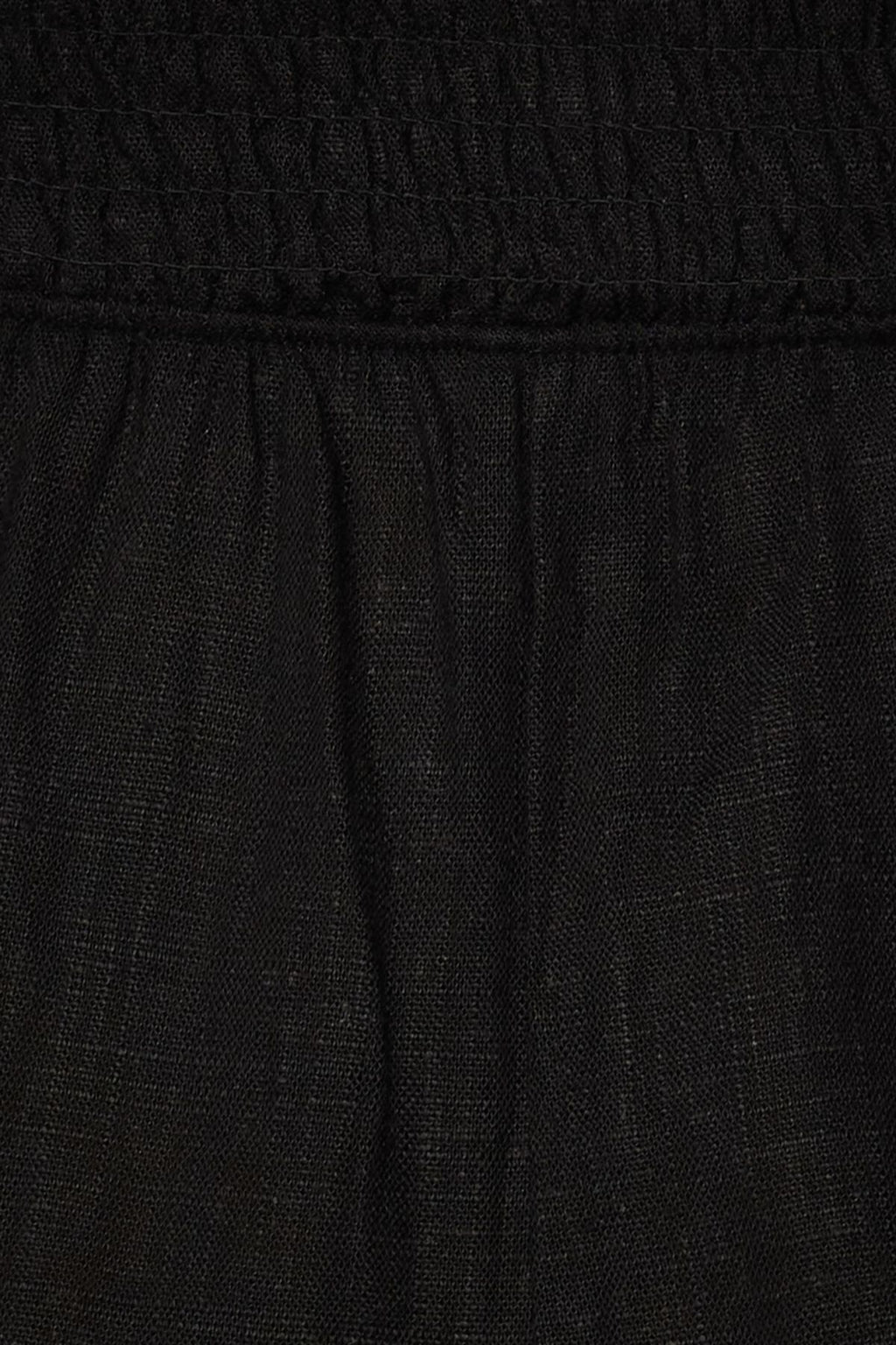 Smocked Linen Tube Jumpsuit