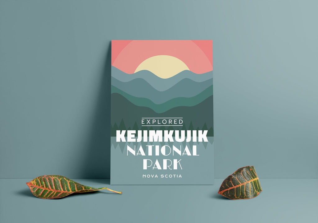 Affiche « Explorée » du parc national de Kejimkujik