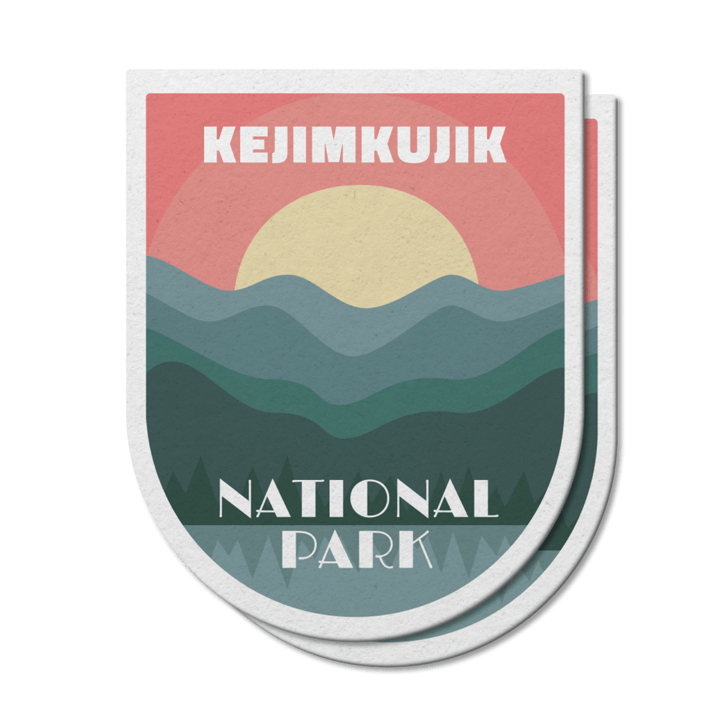 Autocollant en vinyle imperméable du parc national Kejimkujik du Canada 