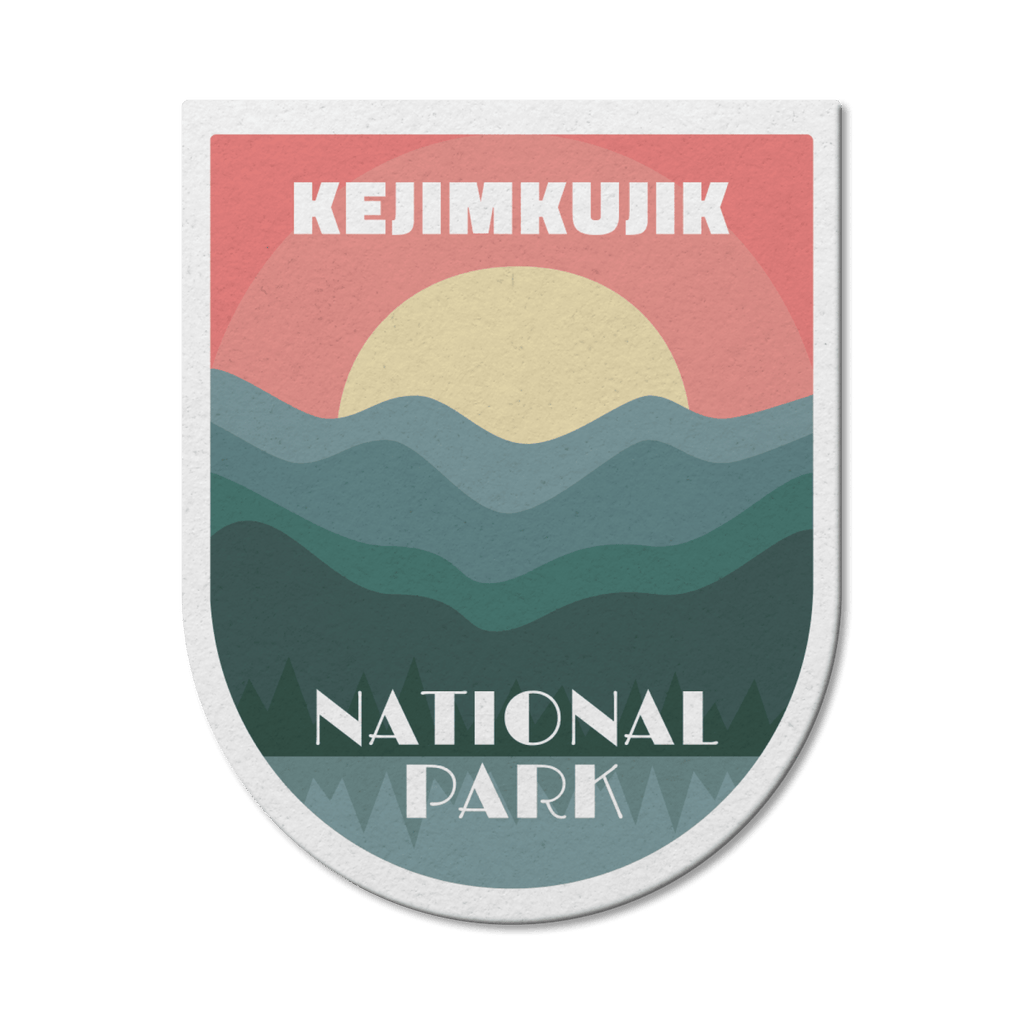 Autocollant en vinyle imperméable du parc national Kejimkujik du Canada 