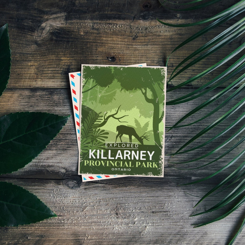 Carte postale du parc provincial de Killarney, en Ontario