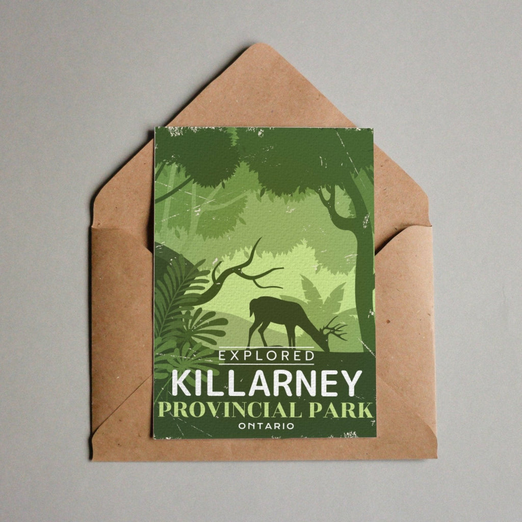 Carte postale du parc provincial de Killarney, en Ontario