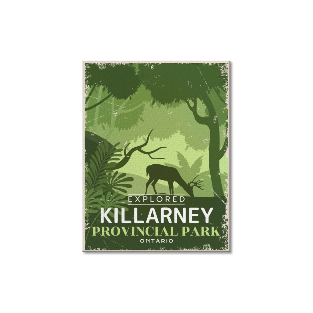 Carte postale du parc provincial de Killarney, en Ontario