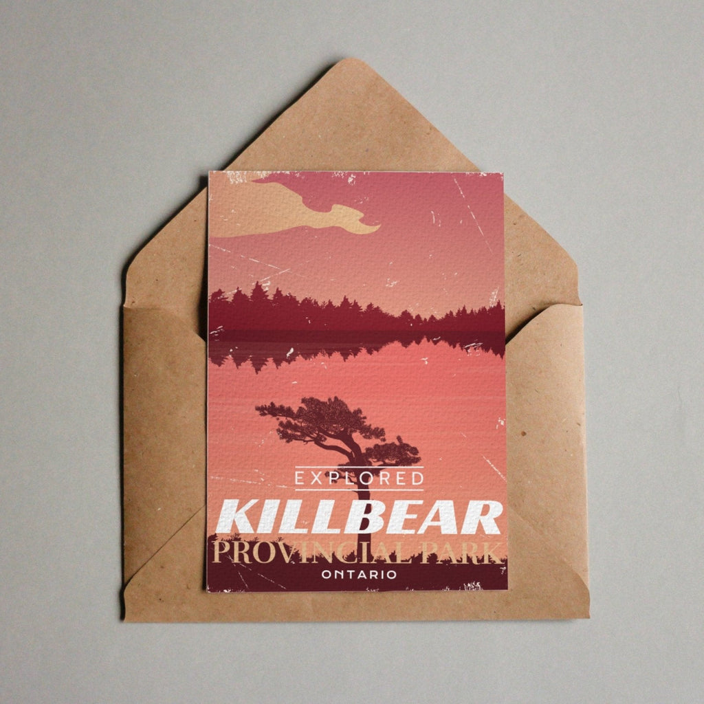 Carte postale du parc provincial Killbear, Ontario