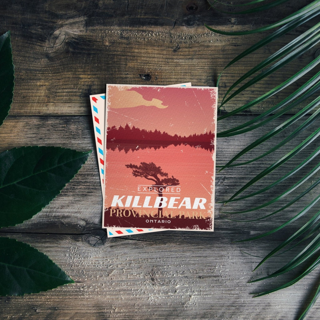 Carte postale du parc provincial Killbear, Ontario