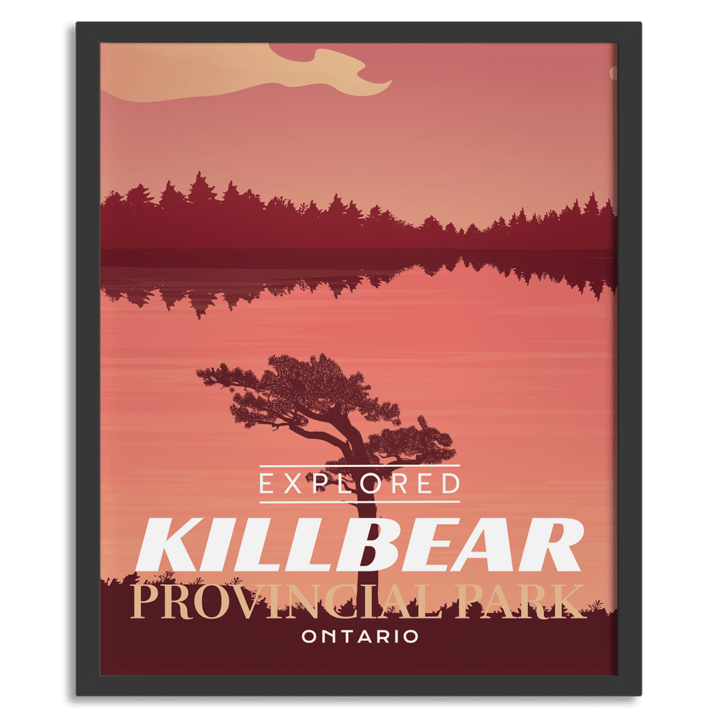 Affiche « Explorée » du parc provincial Killbear