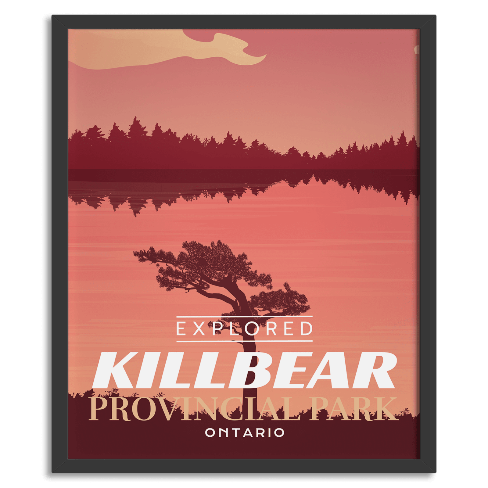 Affiche « Explorée » du parc provincial Killbear