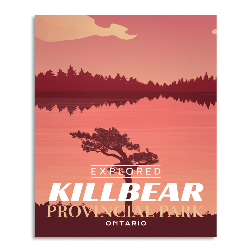 Affiche « Explorée » du parc provincial Killbear