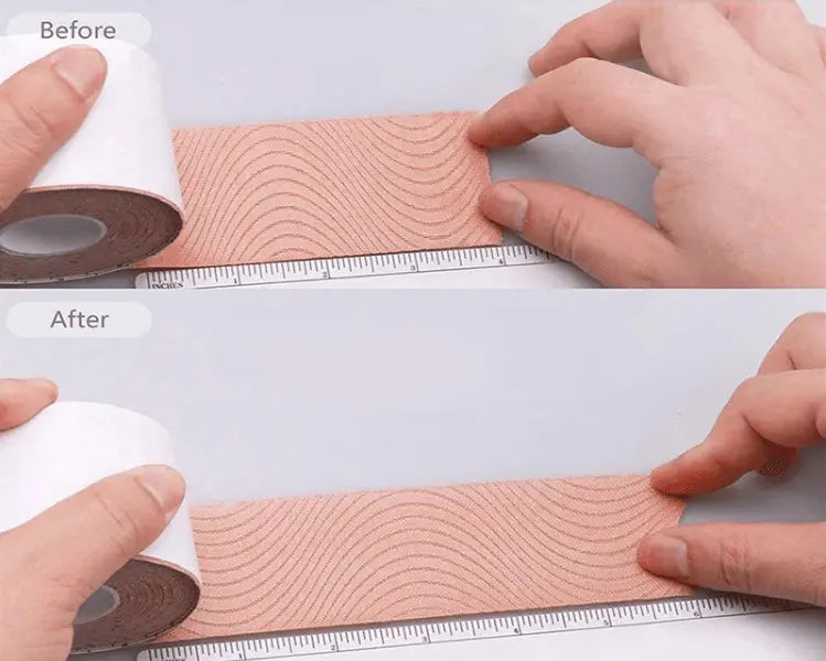 Kinesiology Tape, Elastic Therapeutic Sports Tape, 2" x 5.5 YD