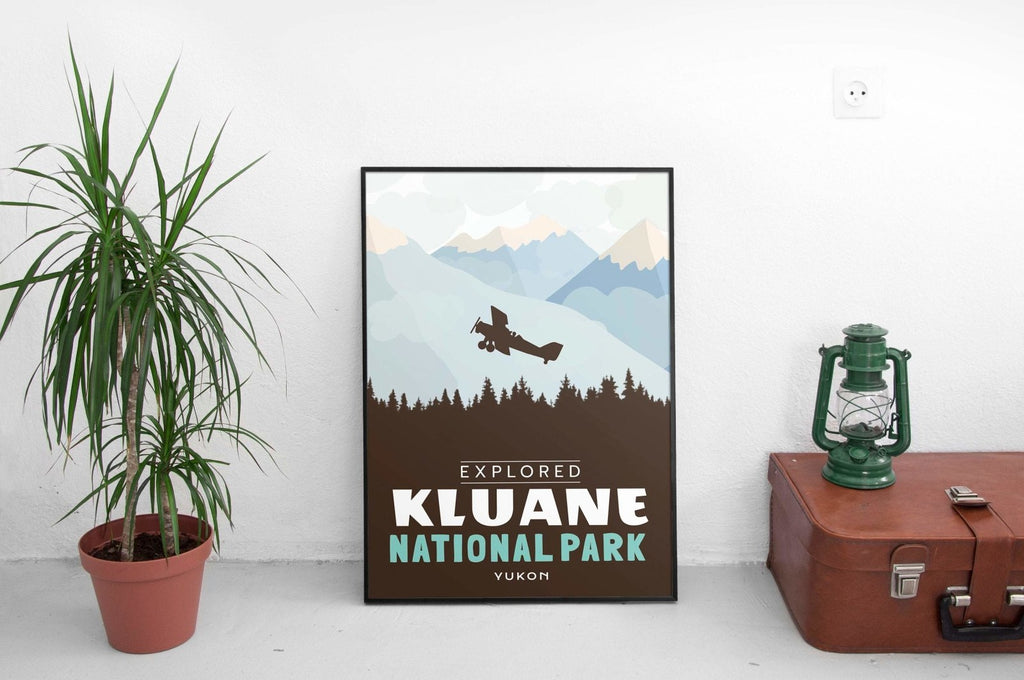 Kluane National Park 'Explored' Poster