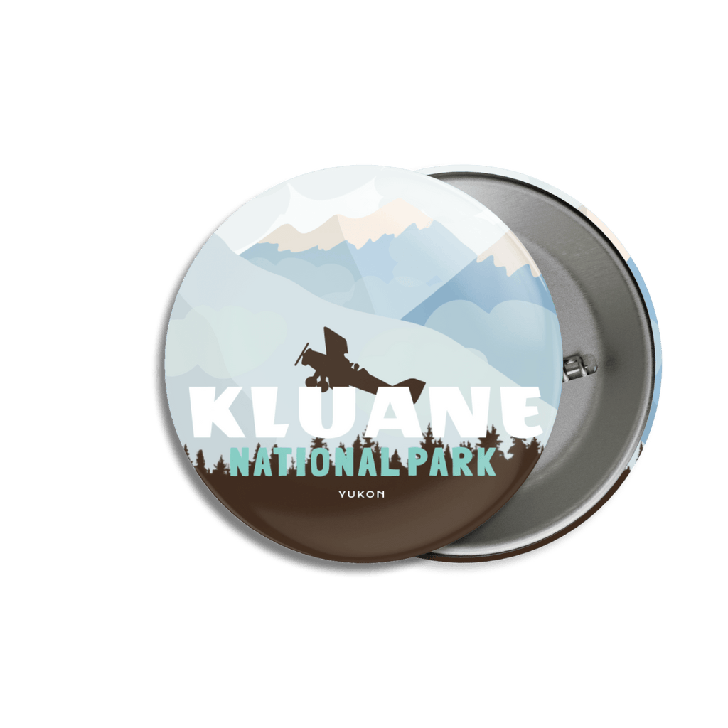 Bouton à épingle du parc national Kluane du Canada