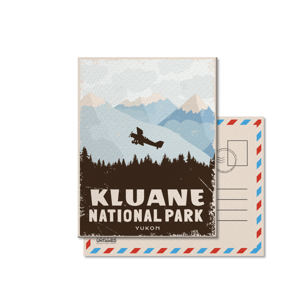 Carte postale du parc national Kluane (Canada)