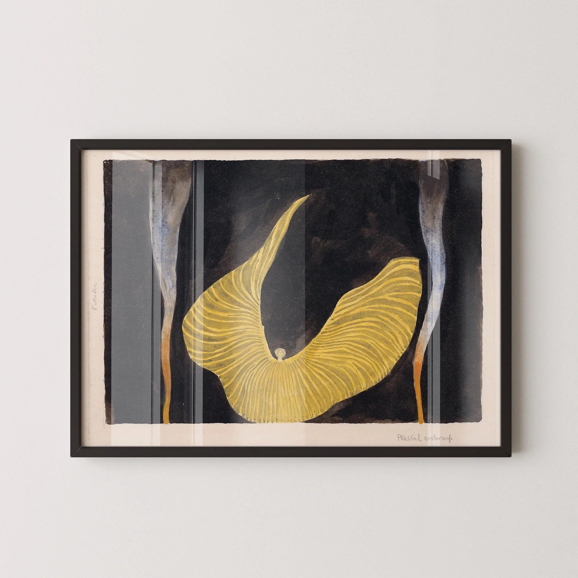 Koloman Moser Art Nouveau Print : Loie Fuller Archange Affiche